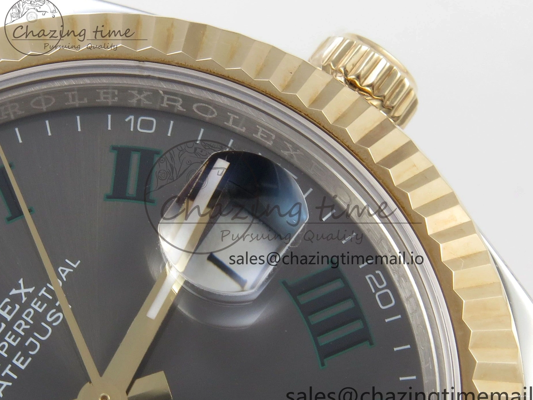 MiroTime 0424 Reliable DateJust 41mm 126333 SS YG 3EF 1:1 Best Edition Gray Roman Dial on SS YG Jubilee Bracelet SA 302
